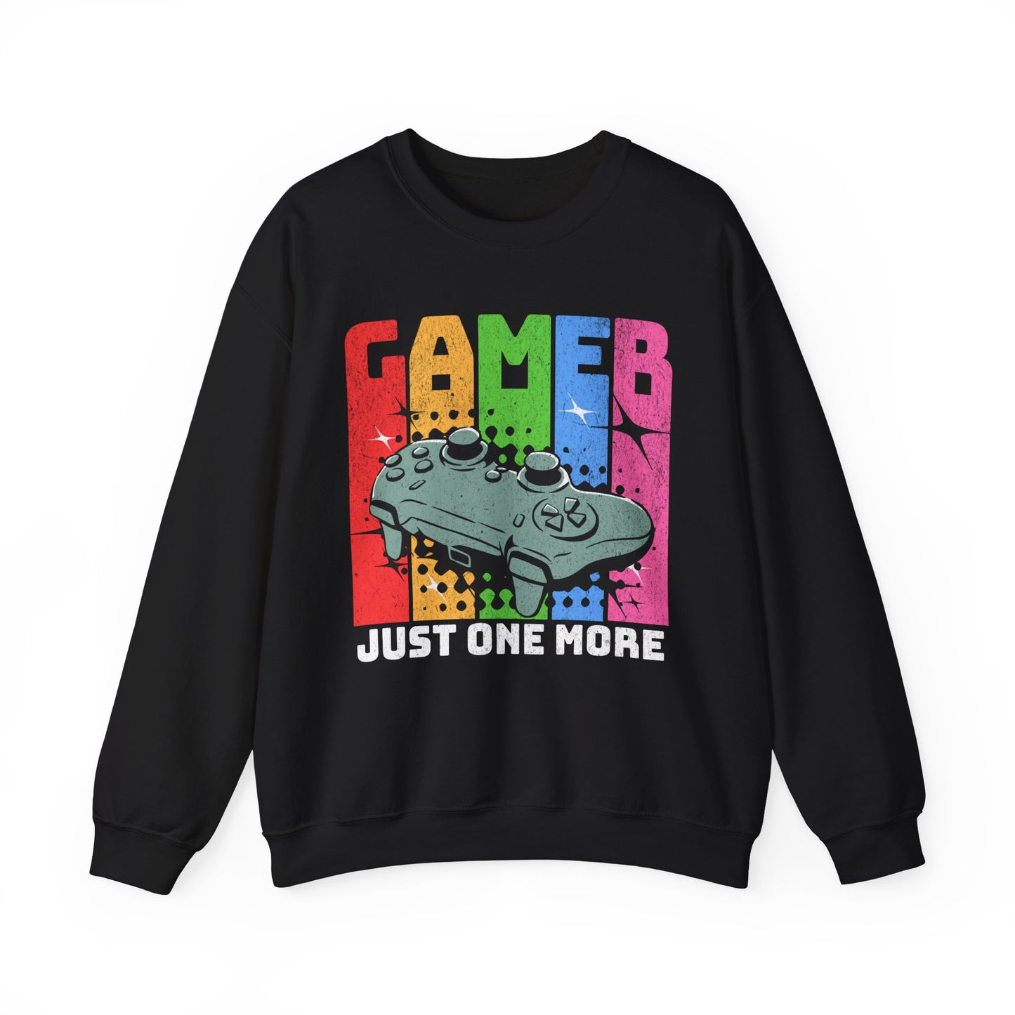 Colorful Gamer Sweatshirt, Video Game Sweatshirt