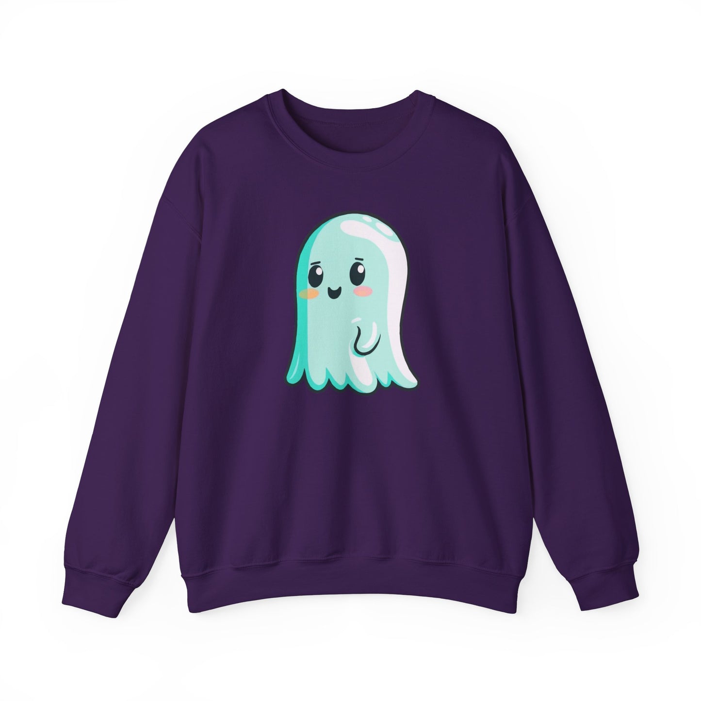 Kawaii Ghost Sweatshirt, Halloween Spooky Gift