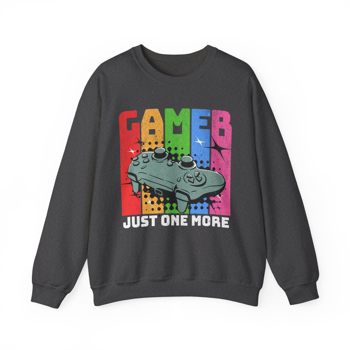 Colorful Gamer Sweatshirt, Video Game Sweatshirt