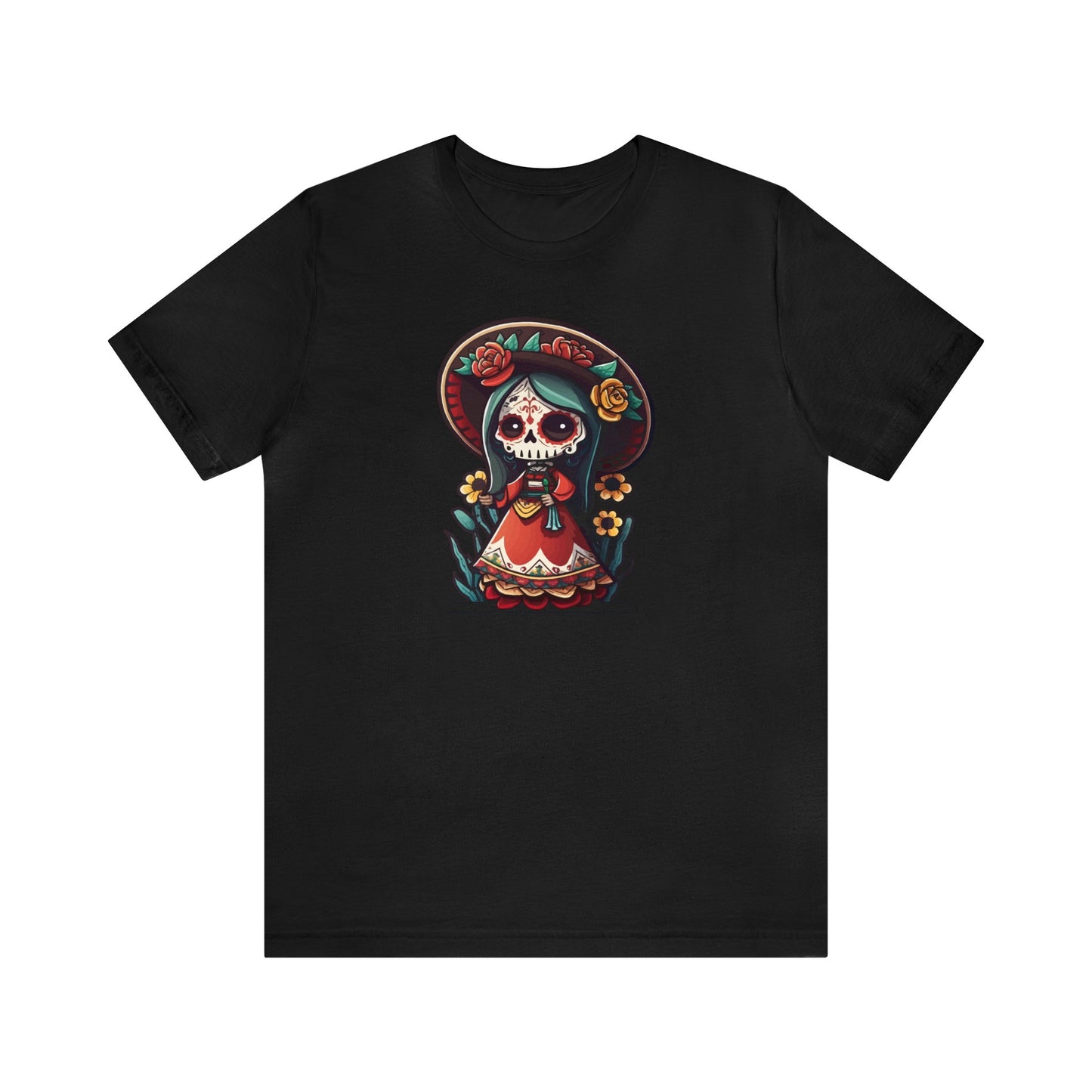 La Catrina Day Of The Dead T-Shirt, Mexican Heritage Shirt