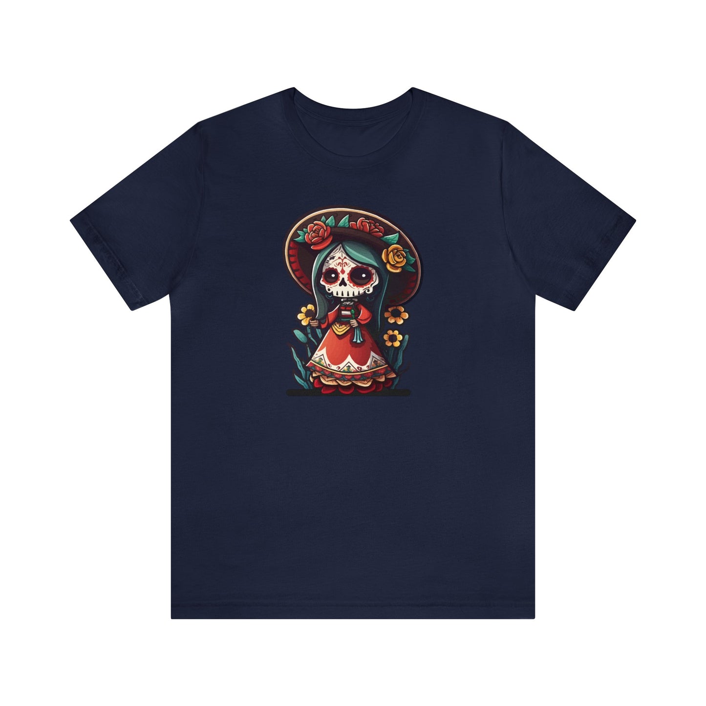 La Catrina Day Of The Dead T-Shirt, Mexican Heritage Shirt