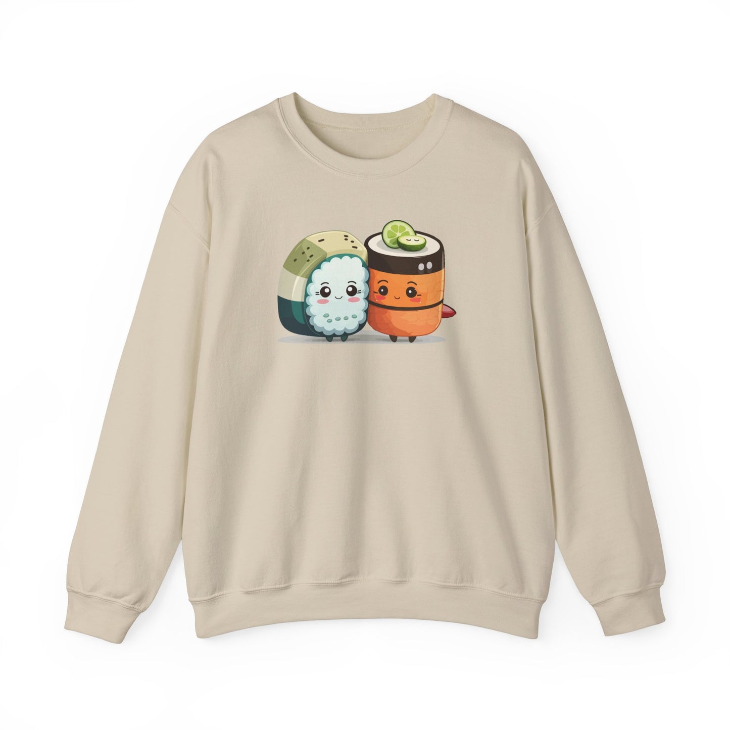 Kawaii Sushi Sweatshirt, Sushi Lover Sweatshirt