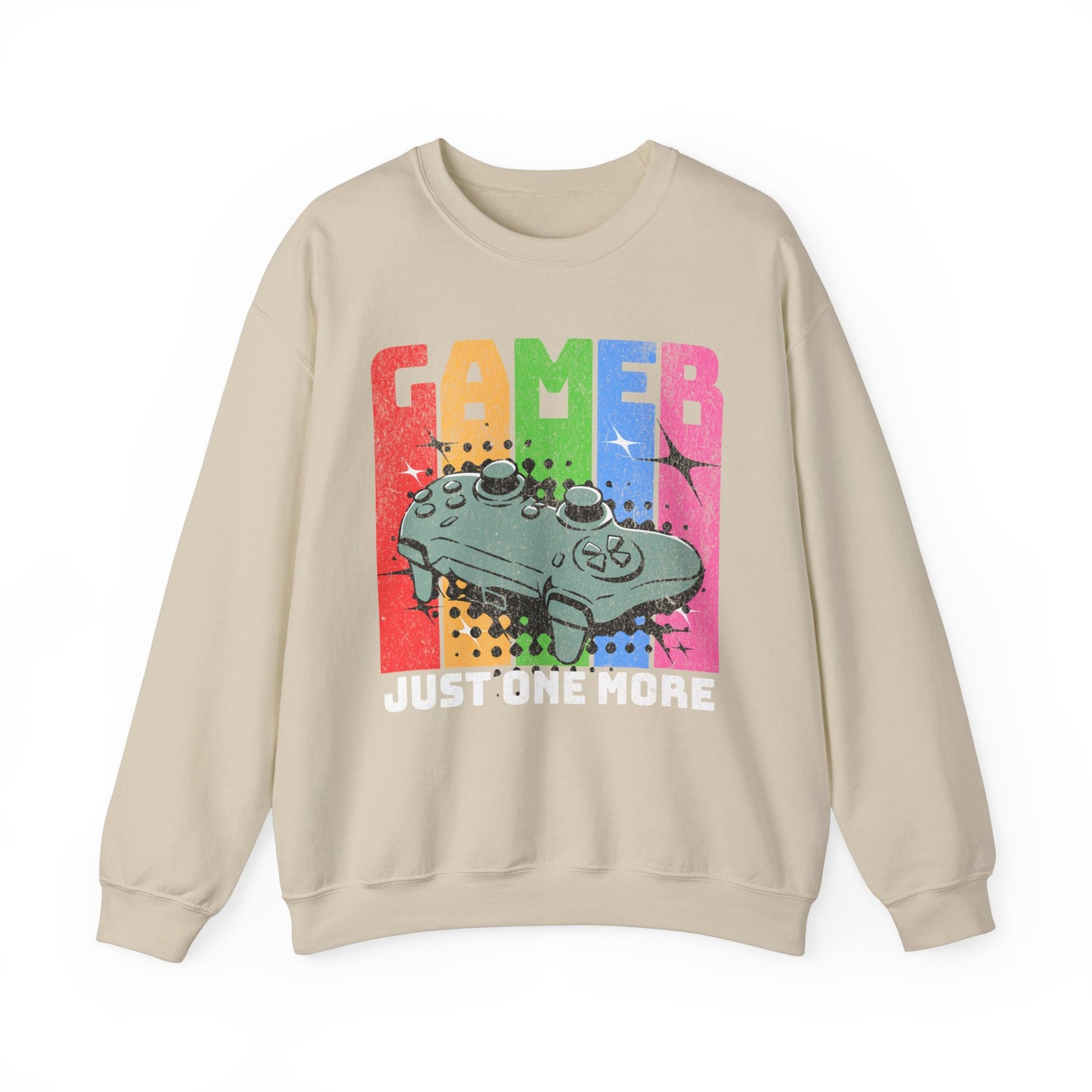 Colorful Gamer Sweatshirt, Video Game Sweatshirt