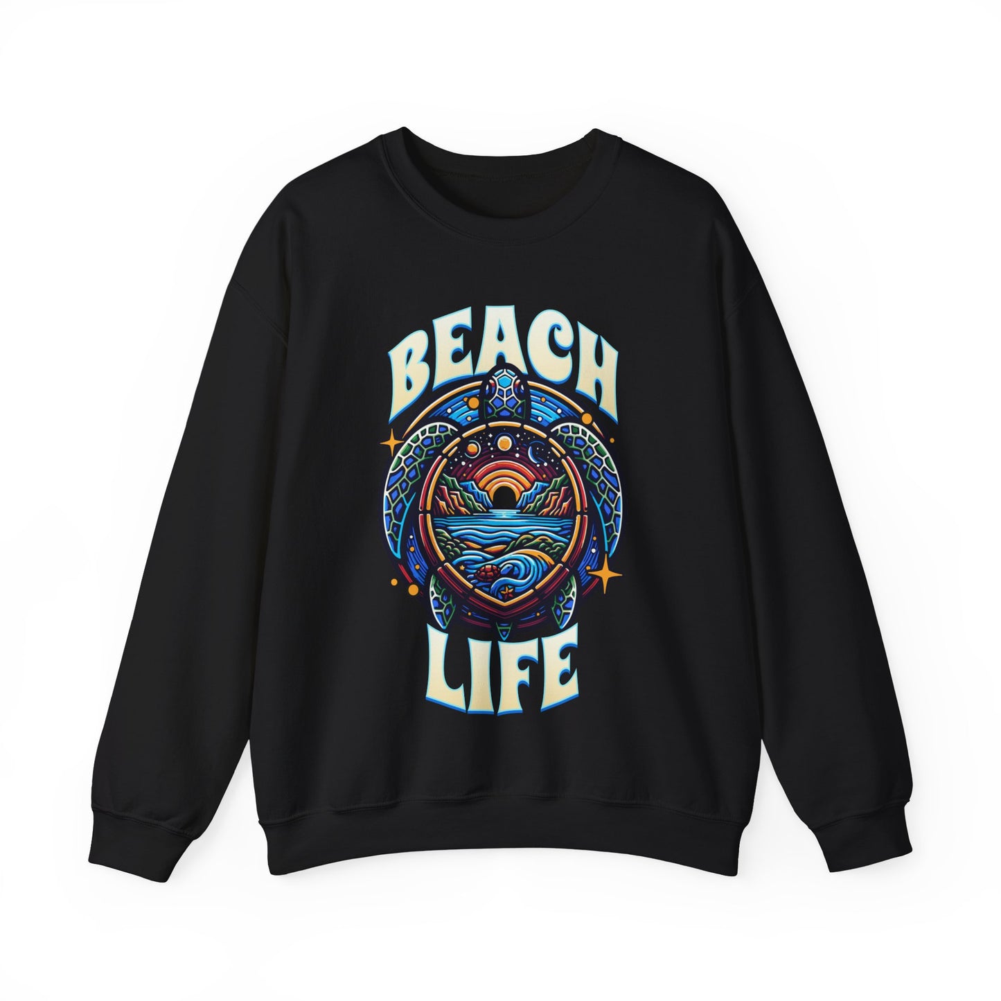 Beach Life Sea Turtle Sweatshirt, Vacation Sweatshirt