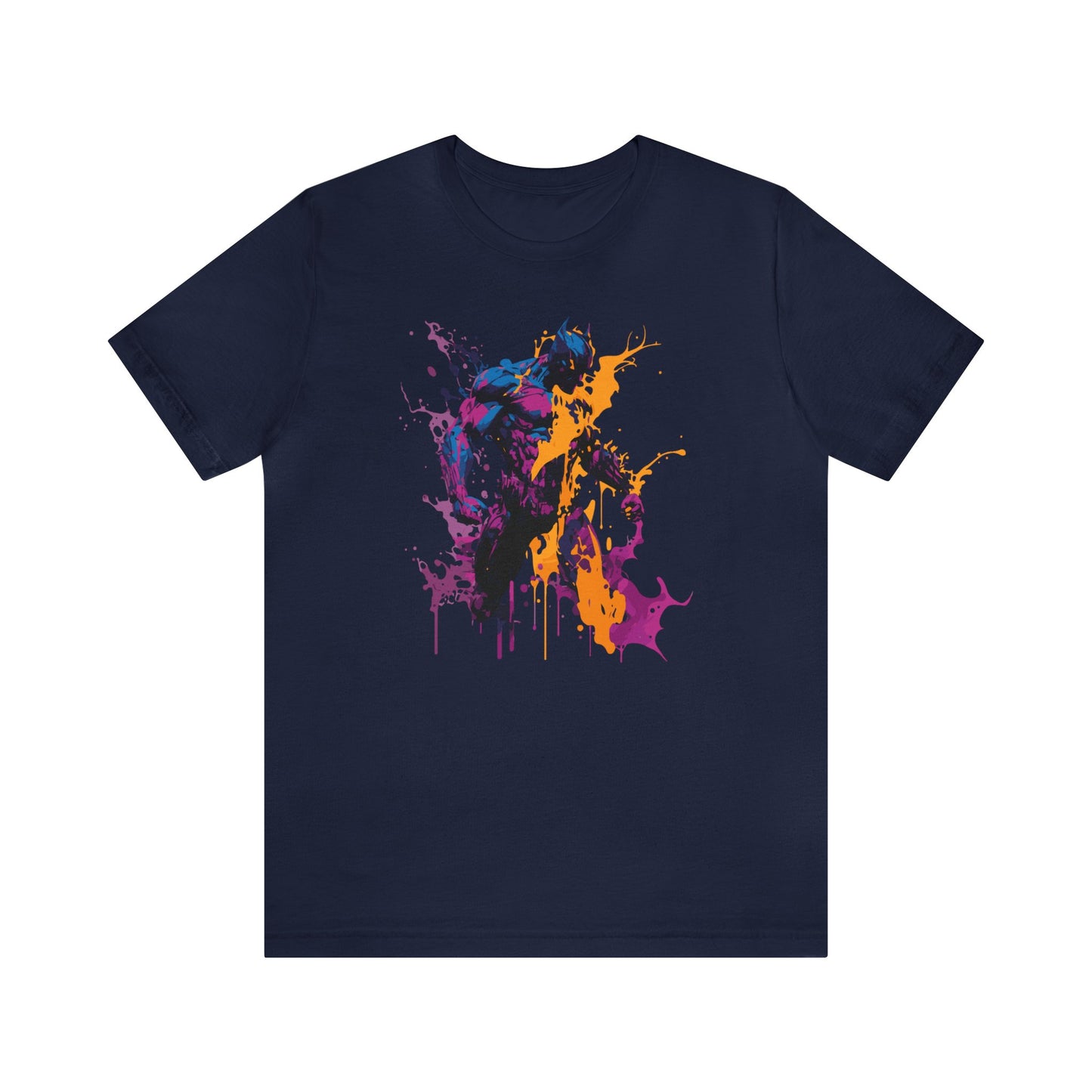 Super Hero T-Shirt, Batman Inspired Abstract Shirt