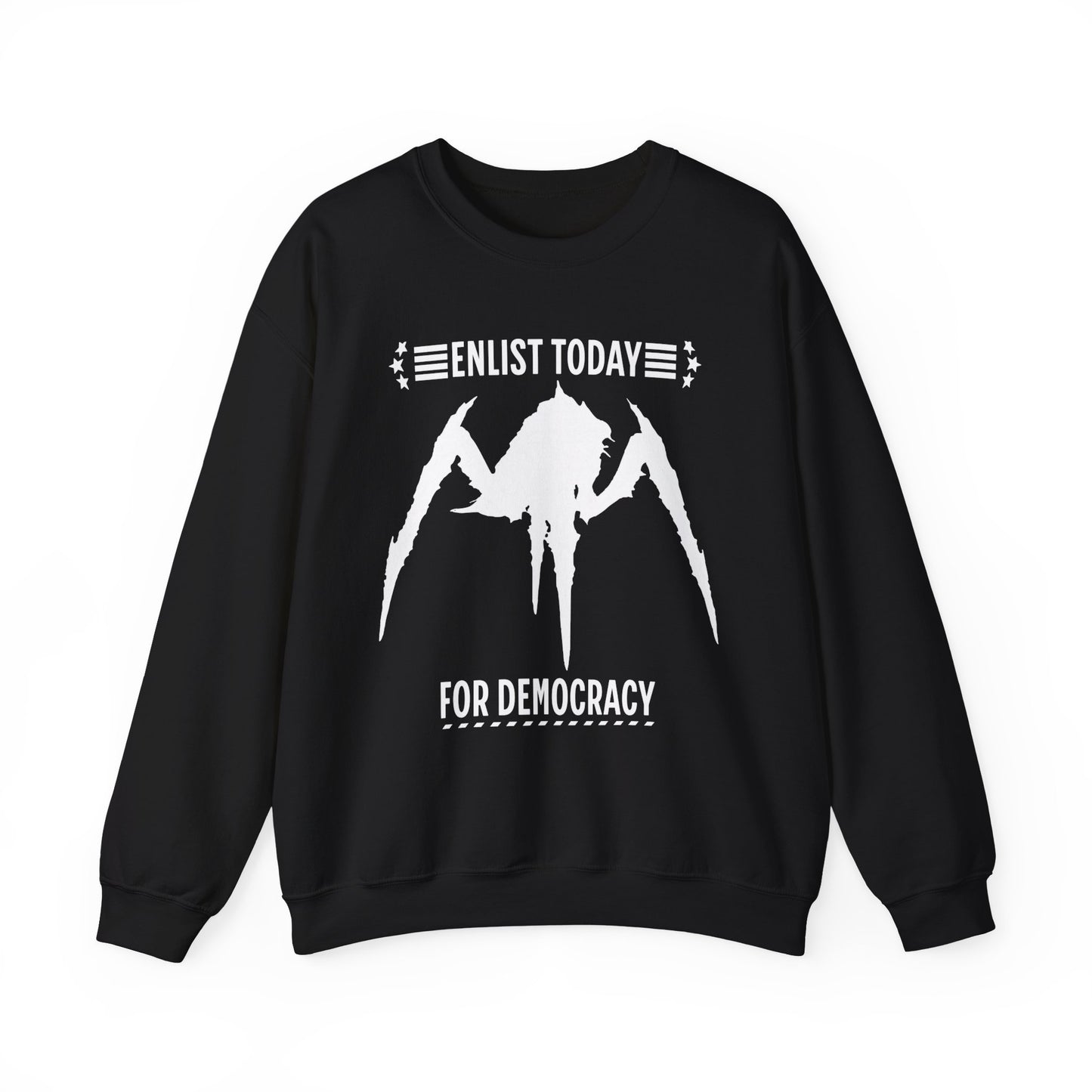 Enlist Today Bug Sweatshirt, Helldivers Inspired Sweatshirt