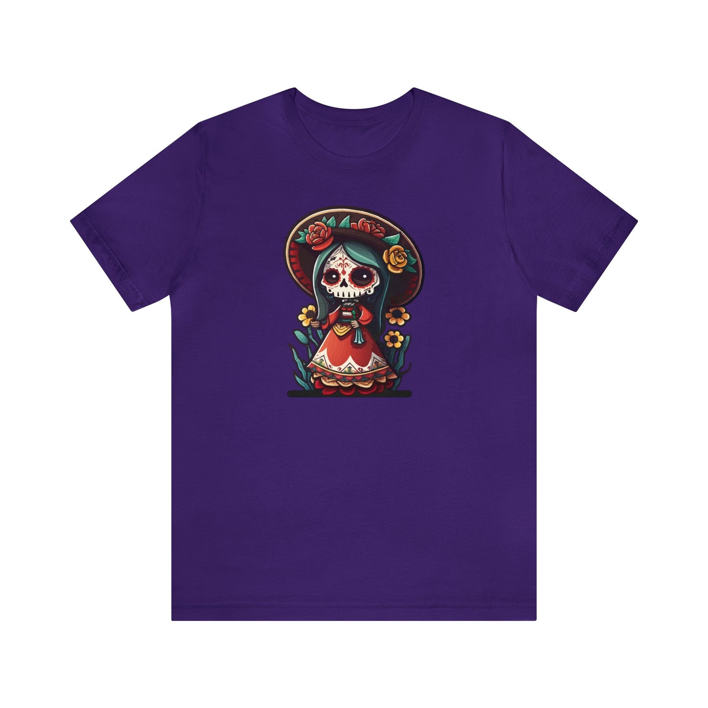 La Catrina Day Of The Dead T-Shirt, Mexican Heritage Shirt