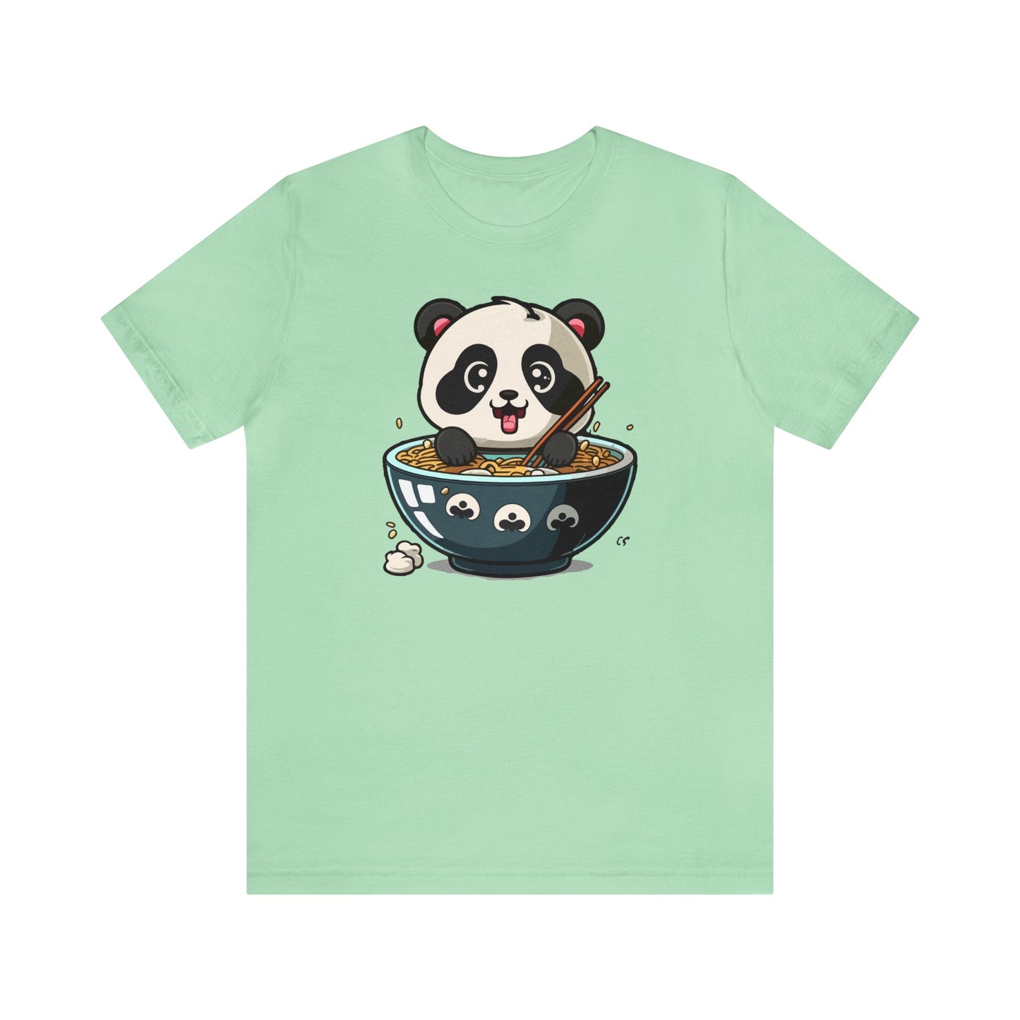 Ramen Panda T-Shirt, Kawaii Panda Shirt