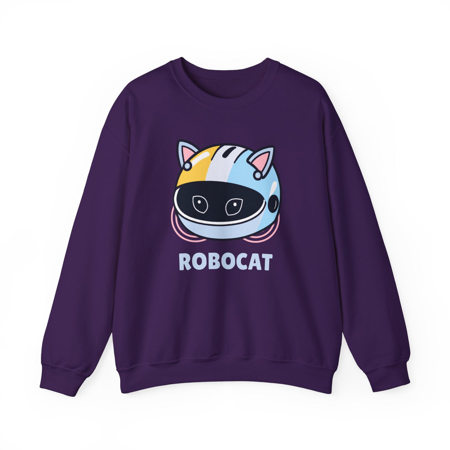 Robocat Sweatshirt, Cat Lover Sweatshirt