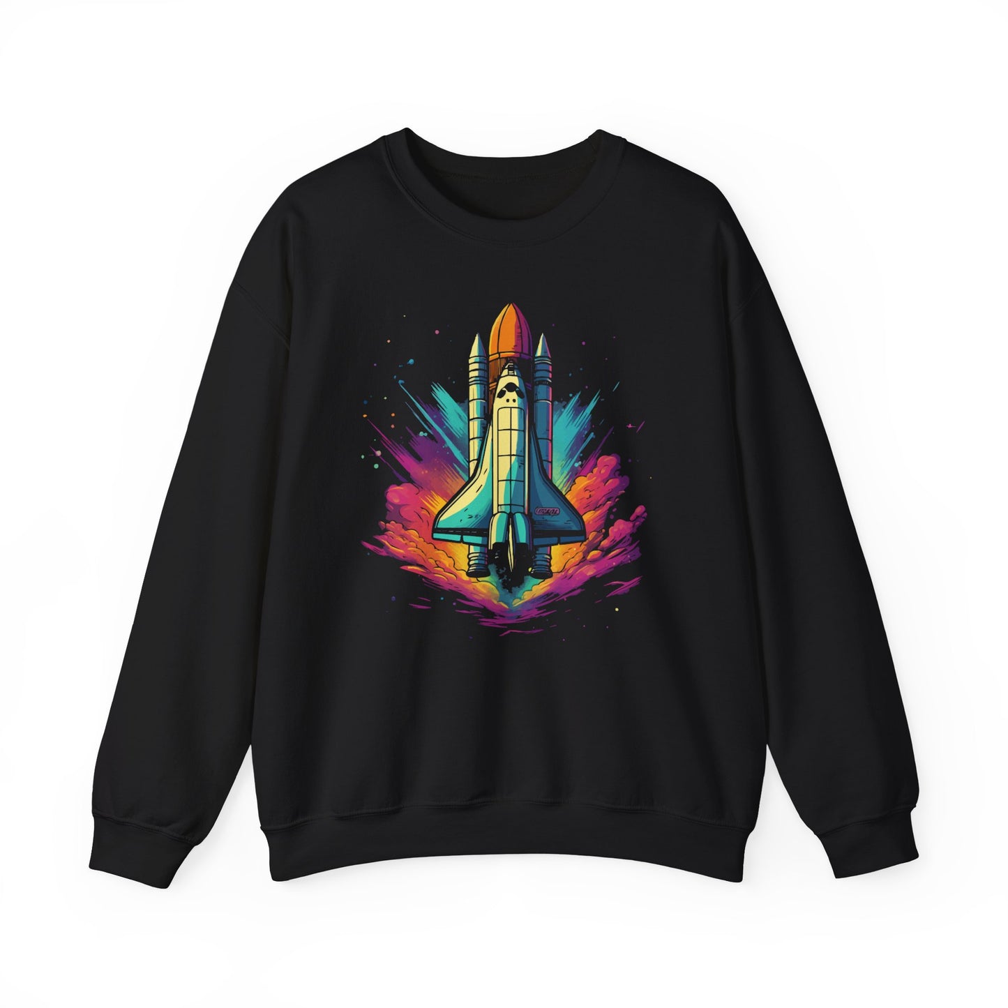 Space Shuttle Sweatshirt, Abstract Space Design