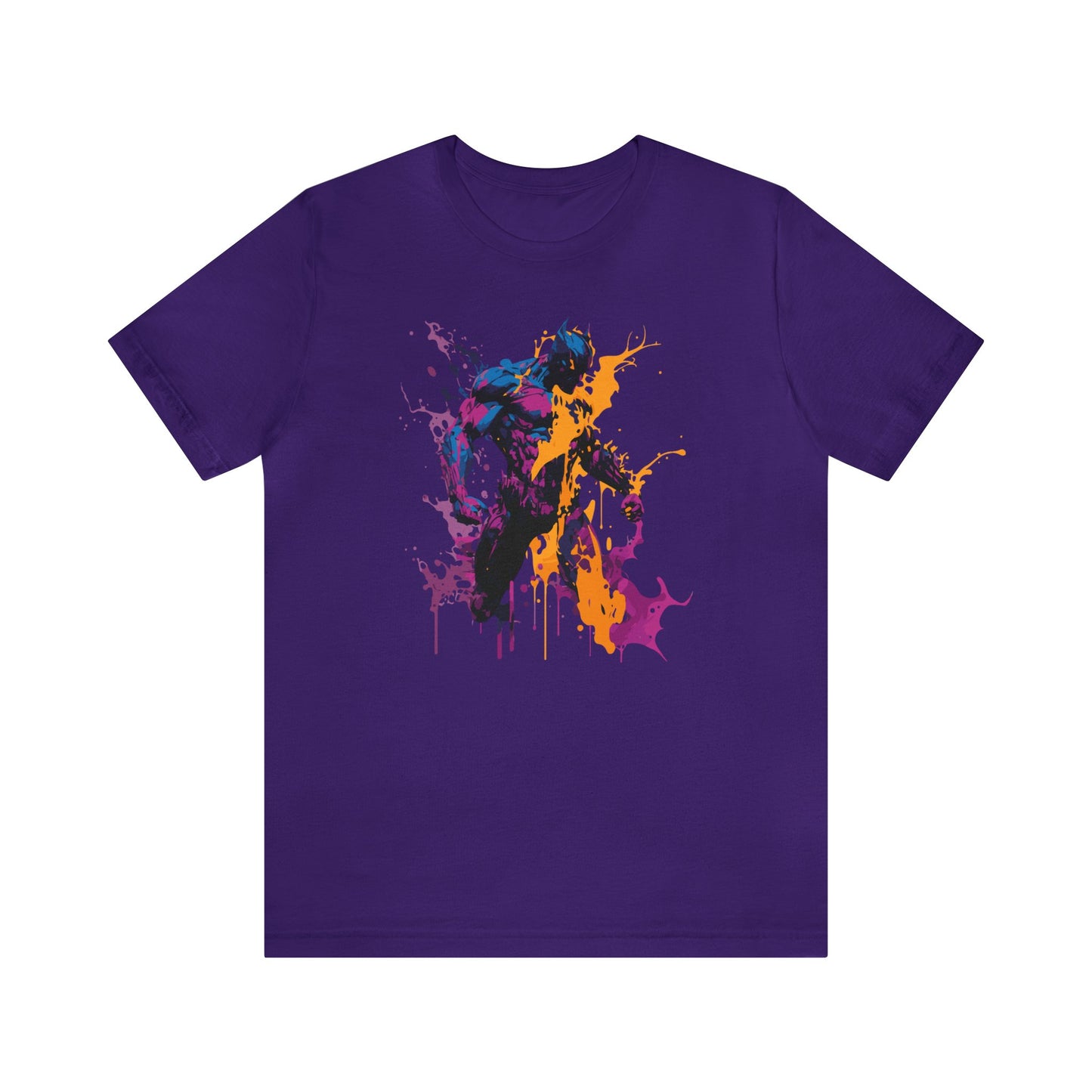 Super Hero T-Shirt, Batman Inspired Abstract Shirt