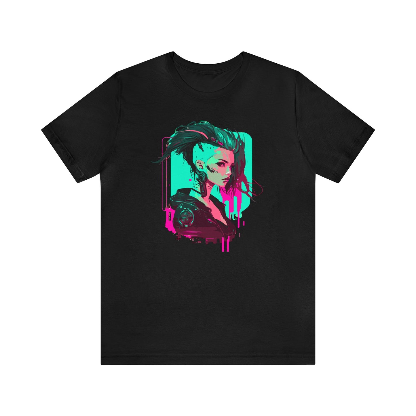 Cyberpunk Hacker T-Shirt, Cyberpunk Inspired Runner Shirt