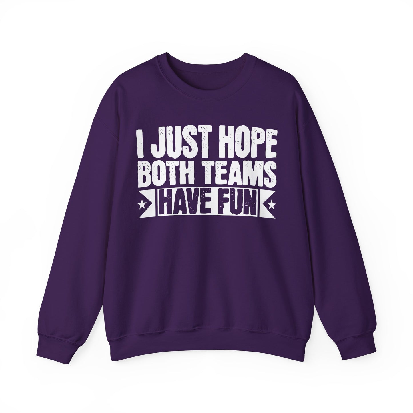 Just Hope Both Teams Have Fun Sweatshirt, Sports Team Sweatshirt