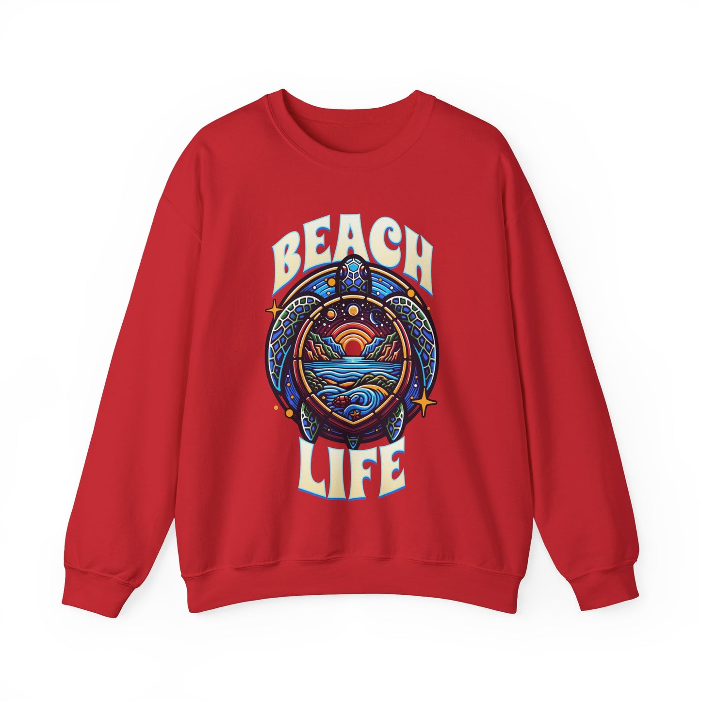 Beach Life Sea Turtle Sweatshirt, Vacation Sweatshirt