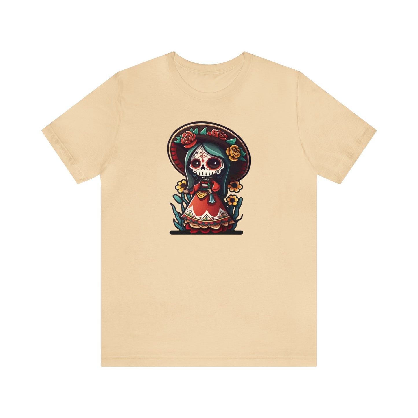 La Catrina Day Of The Dead T-Shirt, Mexican Heritage Shirt