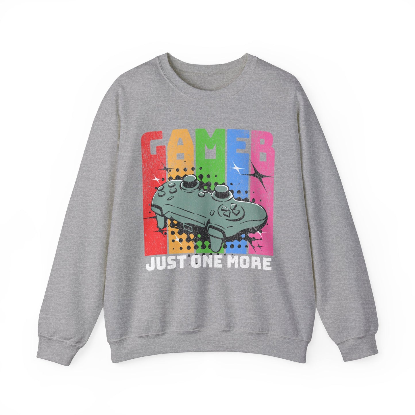 Colorful Gamer Sweatshirt, Video Game Sweatshirt