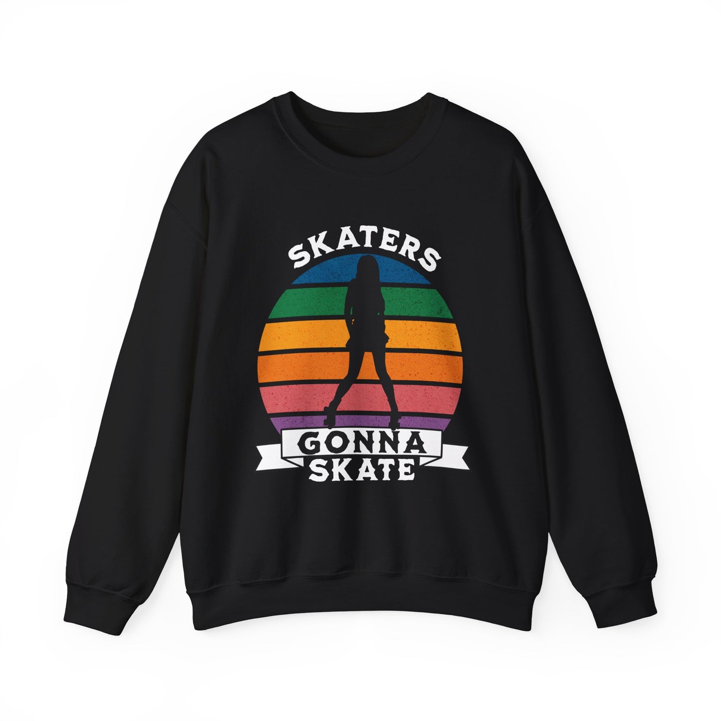 Skaters Gonna Skate Sweatshirt, Rollerskating Sweatshirt