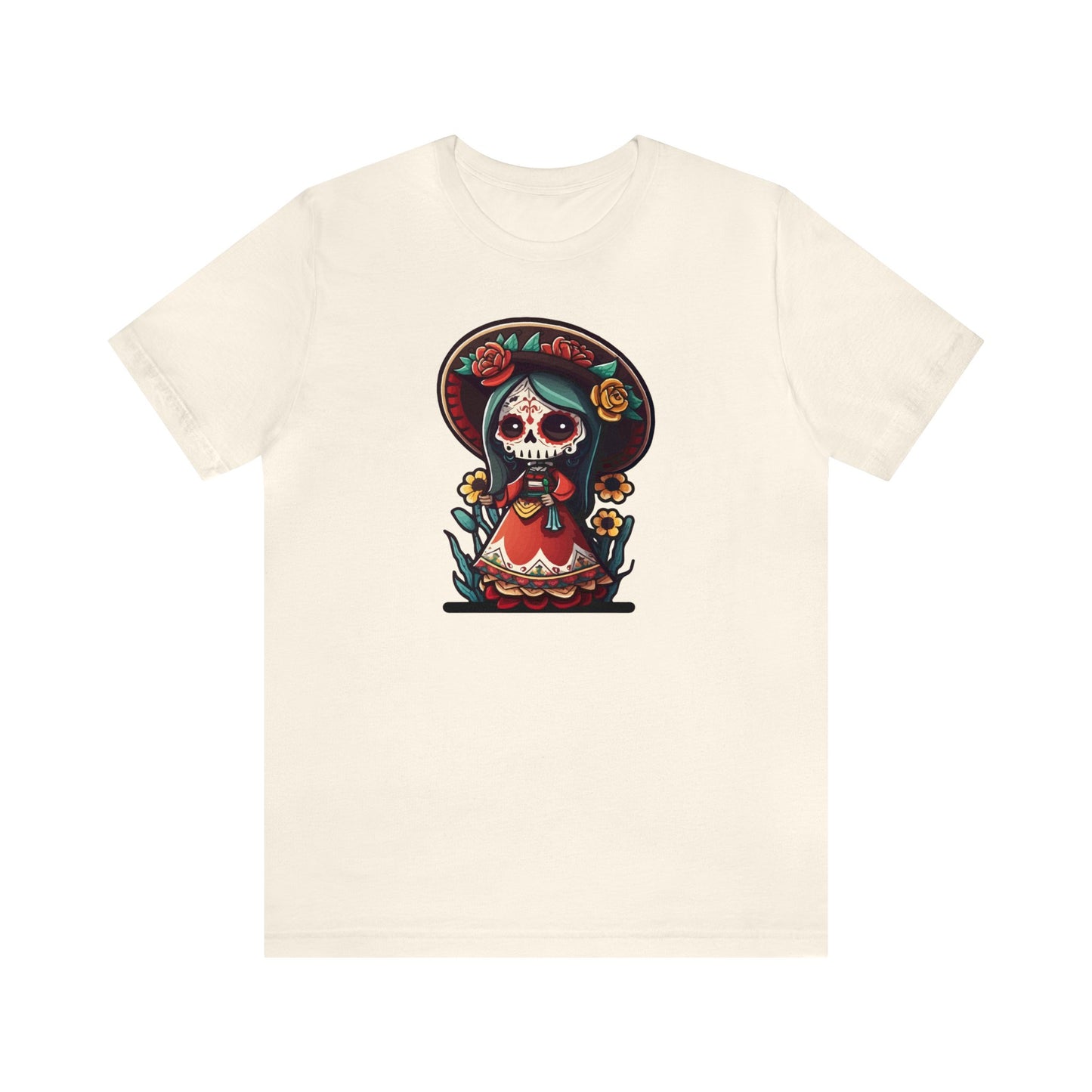 La Catrina Day Of The Dead T-Shirt, Mexican Heritage Shirt