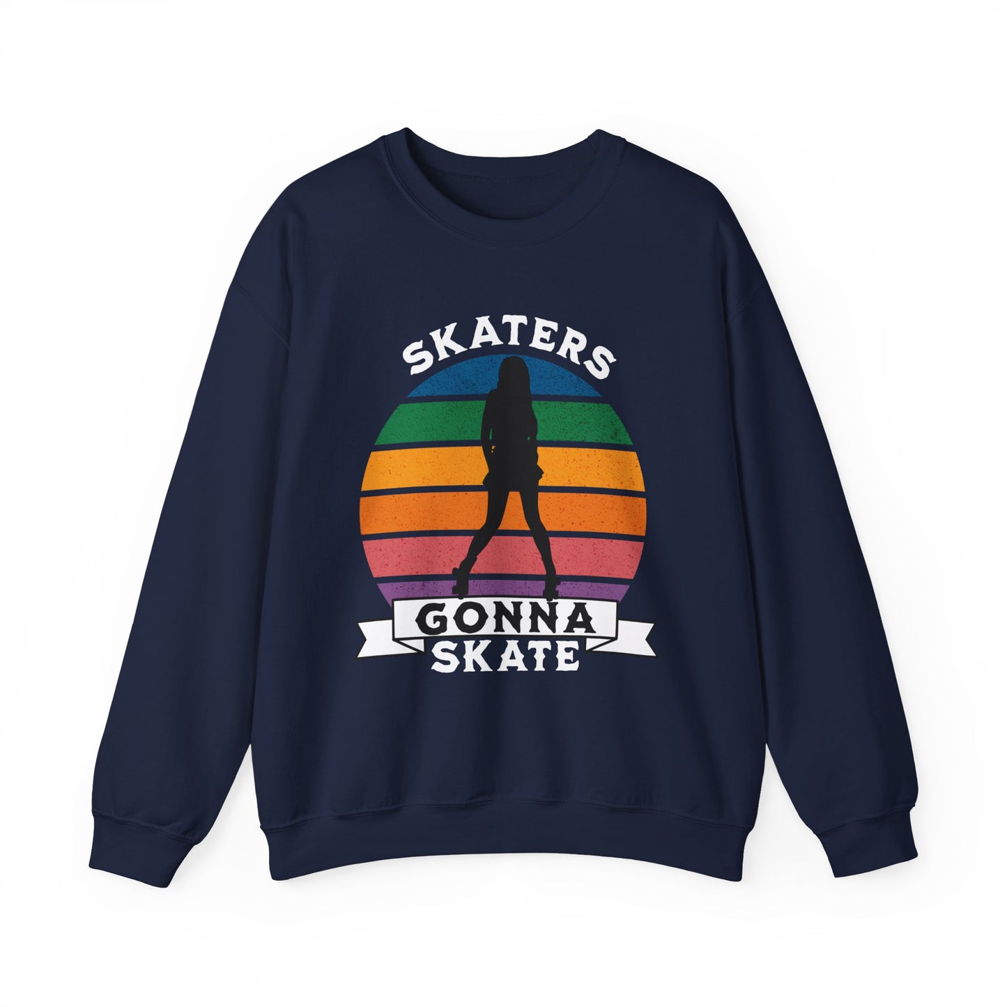 Skaters Gonna Skate Sweatshirt, Rollerskating Sweatshirt