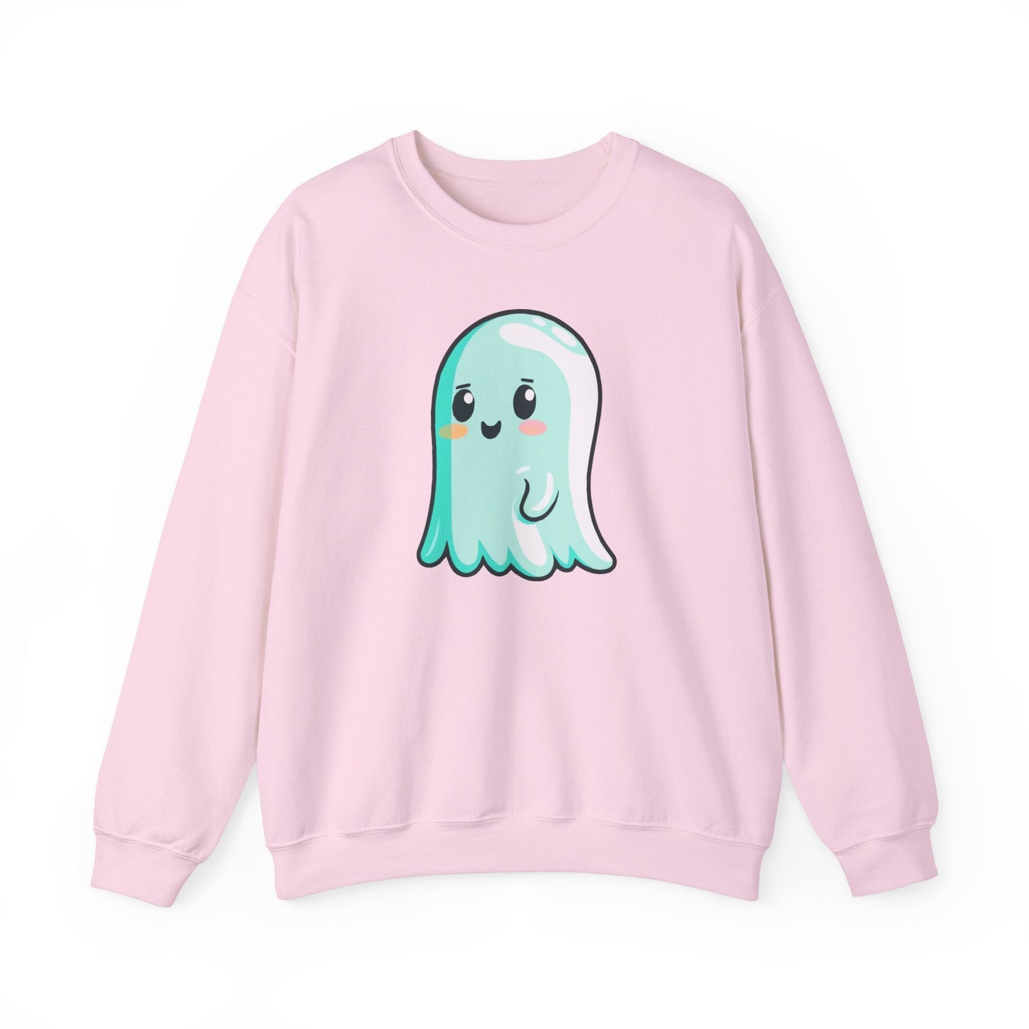 Kawaii Ghost Sweatshirt, Halloween Spooky Gift