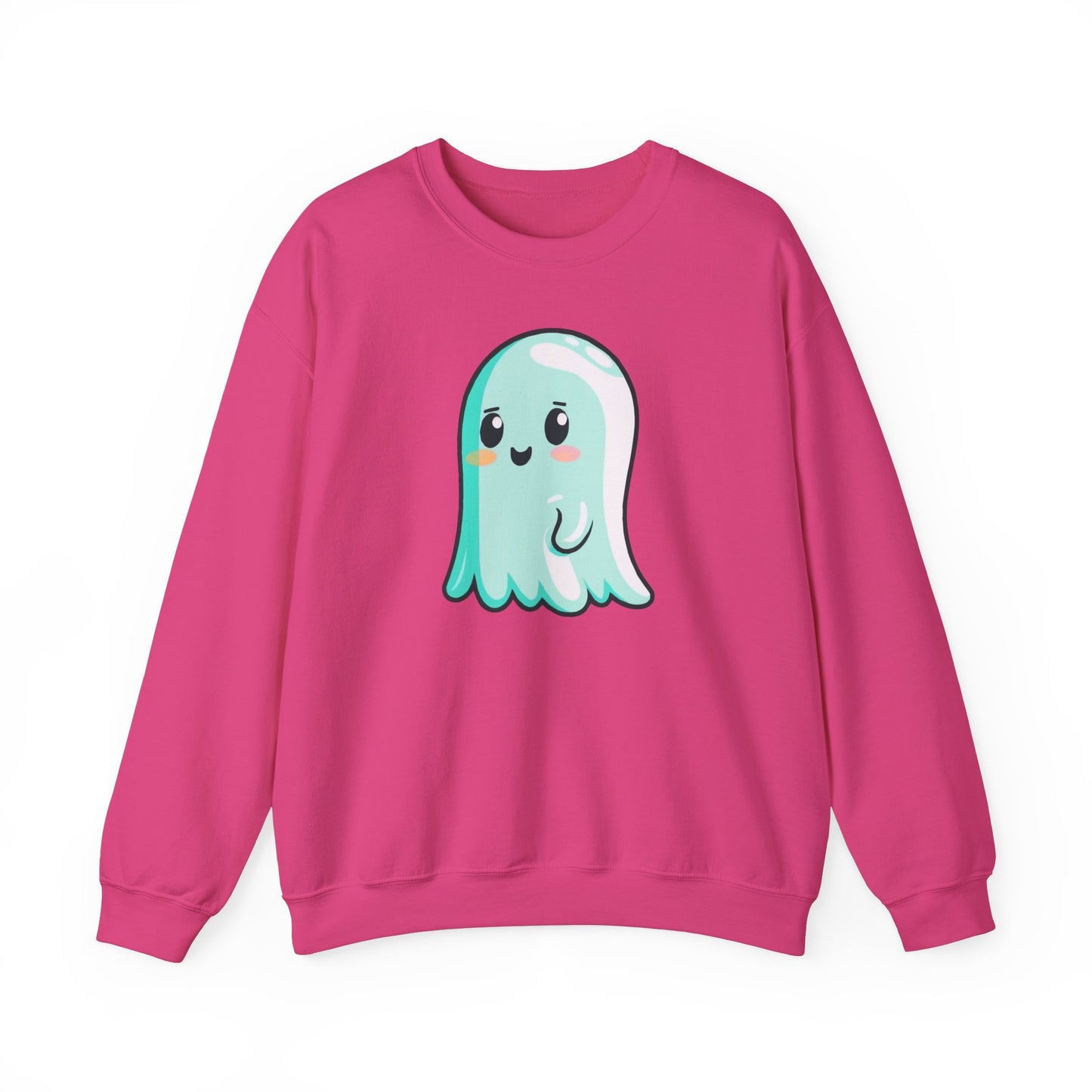 Kawaii Ghost Sweatshirt, Halloween Spooky Gift