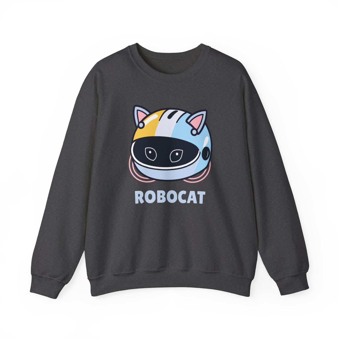 Robocat Sweatshirt, Cat Lover Sweatshirt