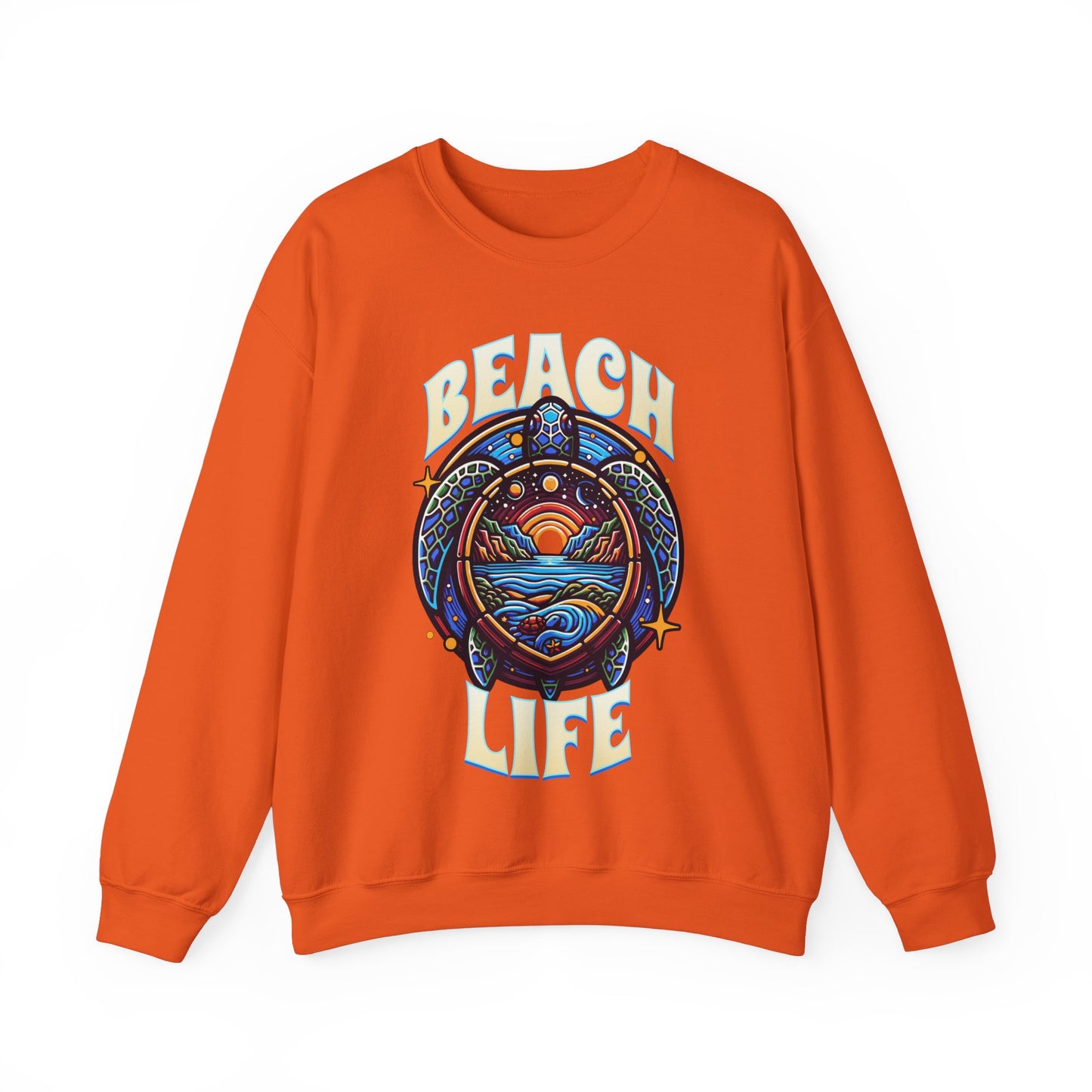 Beach Life Sea Turtle Sweatshirt, Vacation Sweatshirt