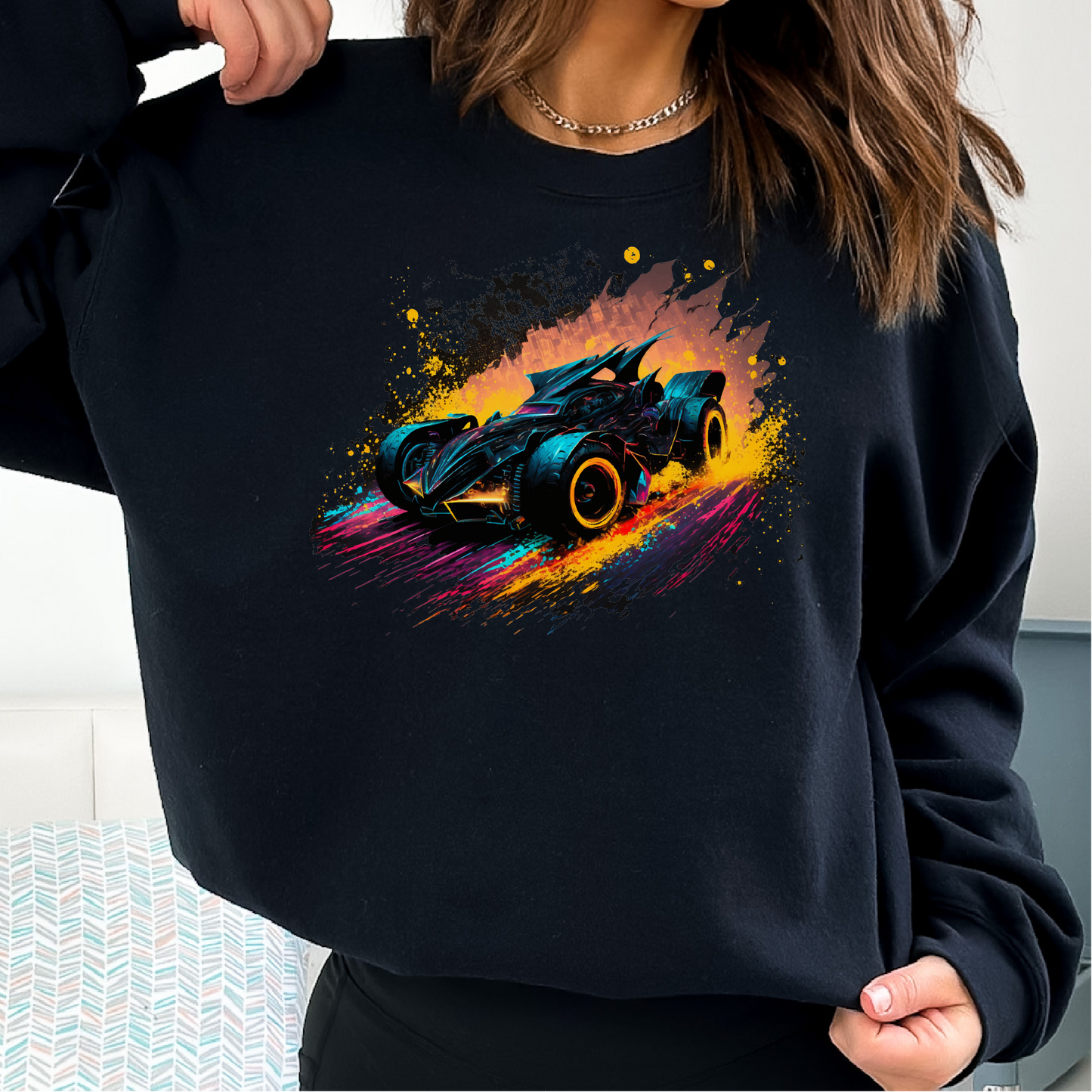 Superhero Car Sweatshirt, Super Hero Tank