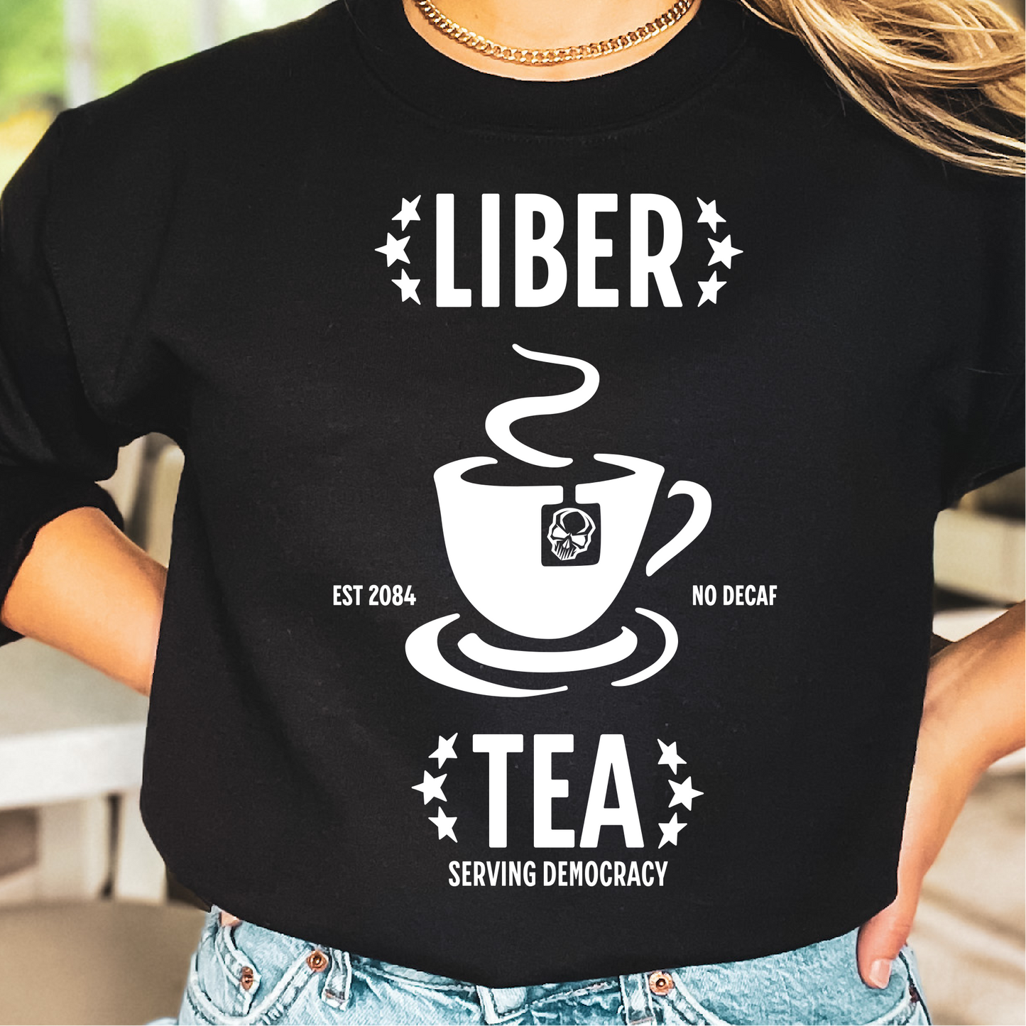 Liber-Tea Sweatshirt, Helldivers Inspired Sweatshirt