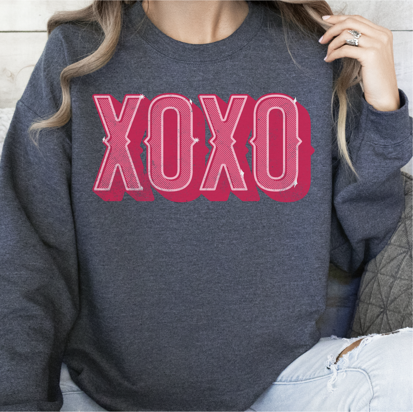 XOXO Valentine's Day Sweatshirt, Gift For A Loved One