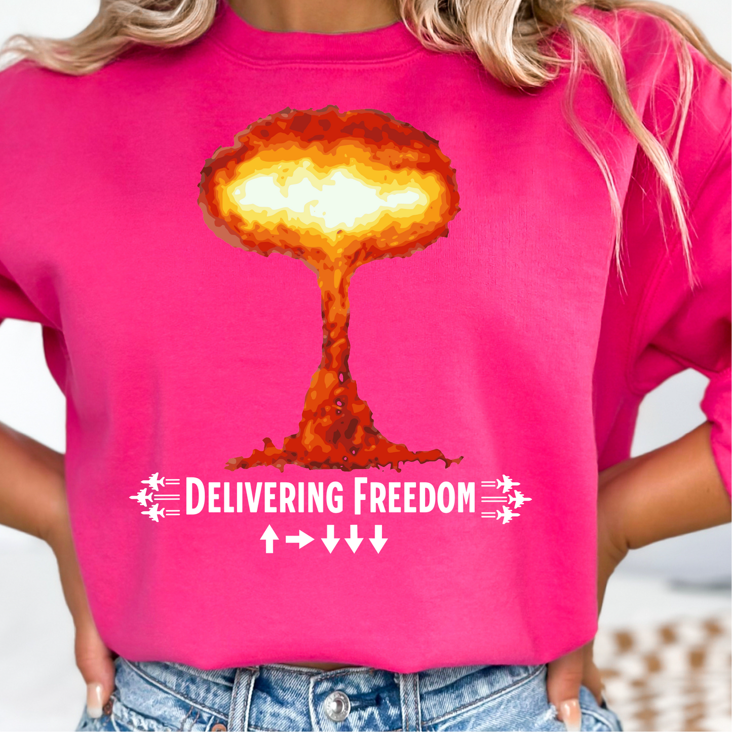 Delivering Freedom Stratagem Sweatshirt, Helldivers Inspired Sweatshirt