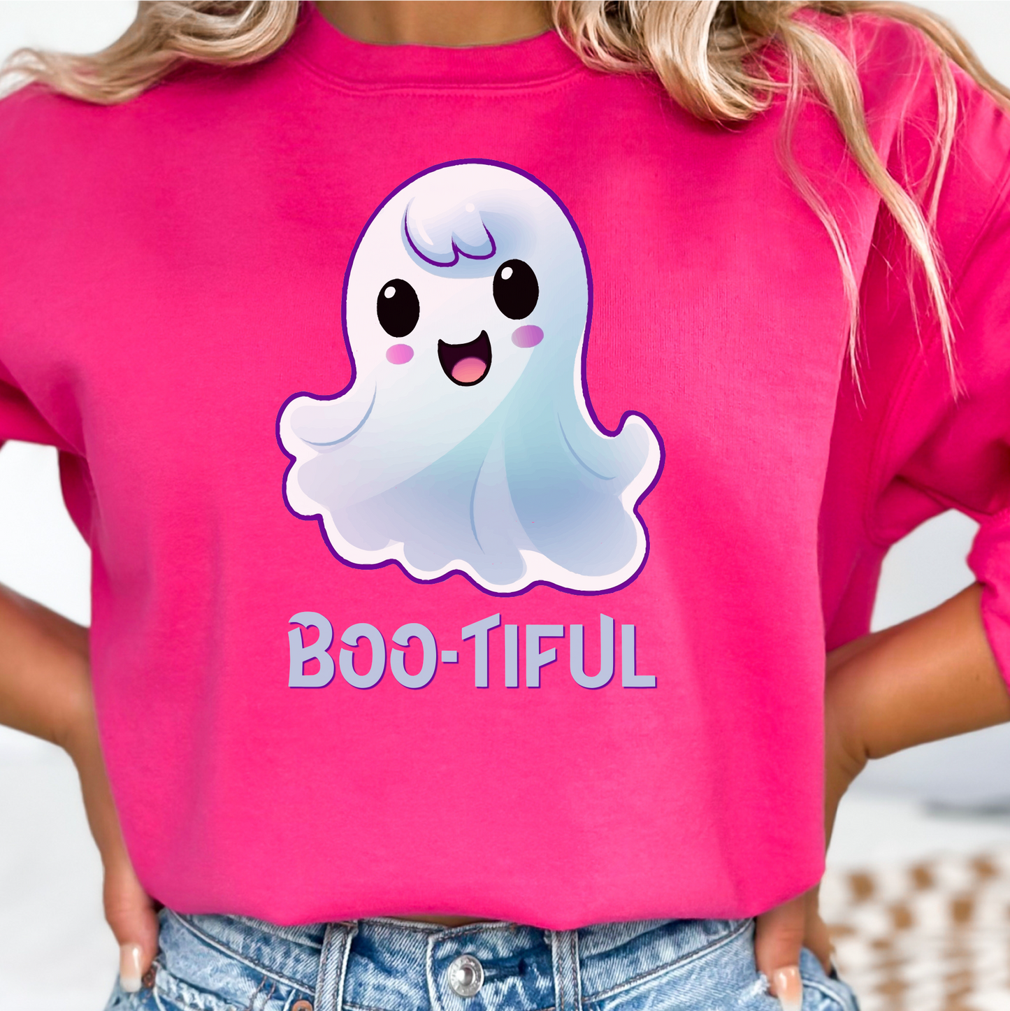 Boo-Tiful Sweatshirt, Halloween Ghost Gift