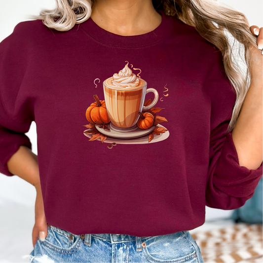 Pumpkin Spice Latte Sweatshirt, Pumpkin Spice Season