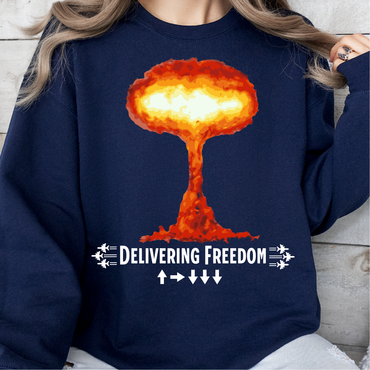 Delivering Freedom Stratagem Sweatshirt, Helldivers Inspired Sweatshirt