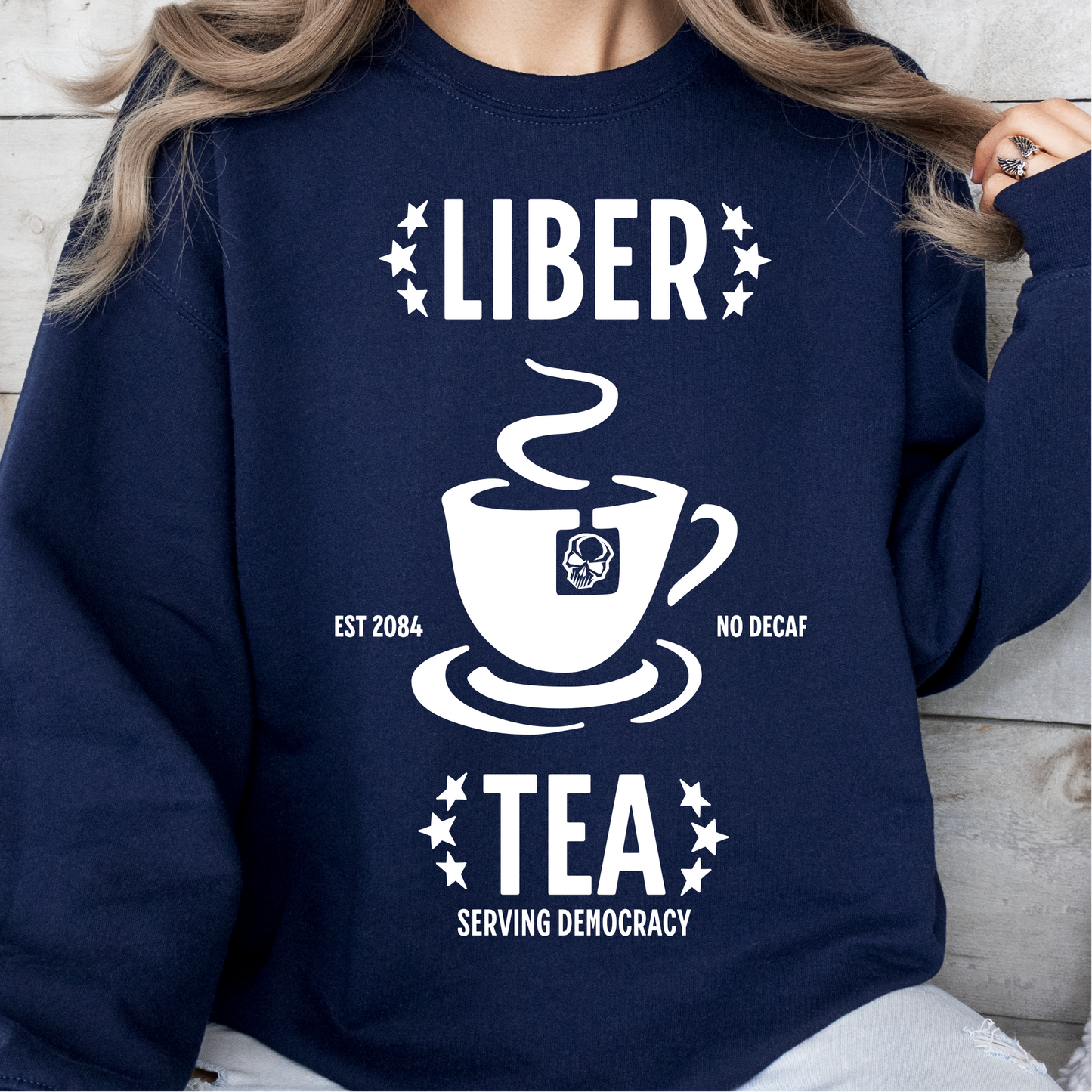 Liber-Tea Sweatshirt, Helldivers Inspired Sweatshirt