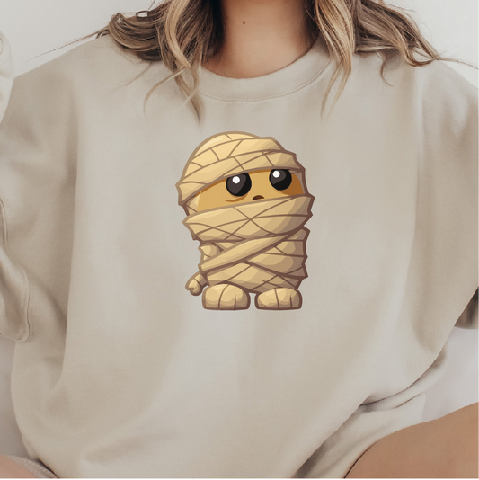 Kawaii Mummy Sweatshirt, Halloween Mummy Gift