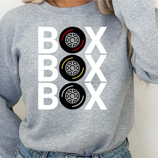 Box Box Box Sweatshirt, Formula 1 Sweatshirt