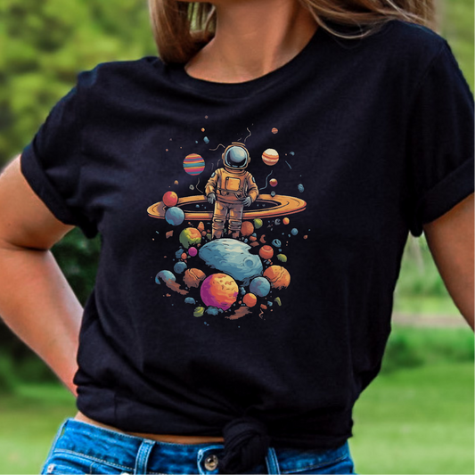 Top Of The World T-Shirt, Colorful Astrological Shirt