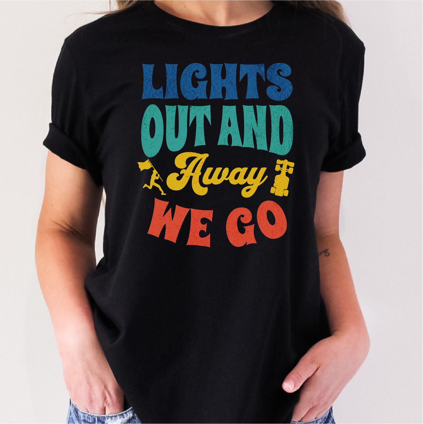 Lights Out And Away We Go T-Shirt, Formula 1 Shirt