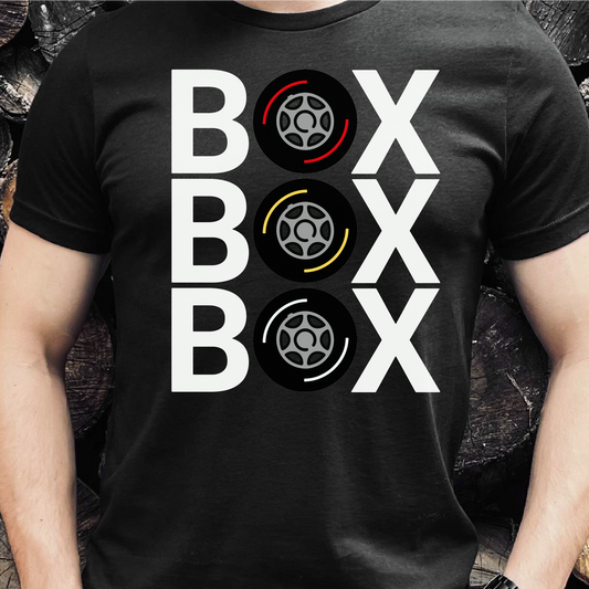 Formula 1 Shirt, Box Box Box T-Shirt