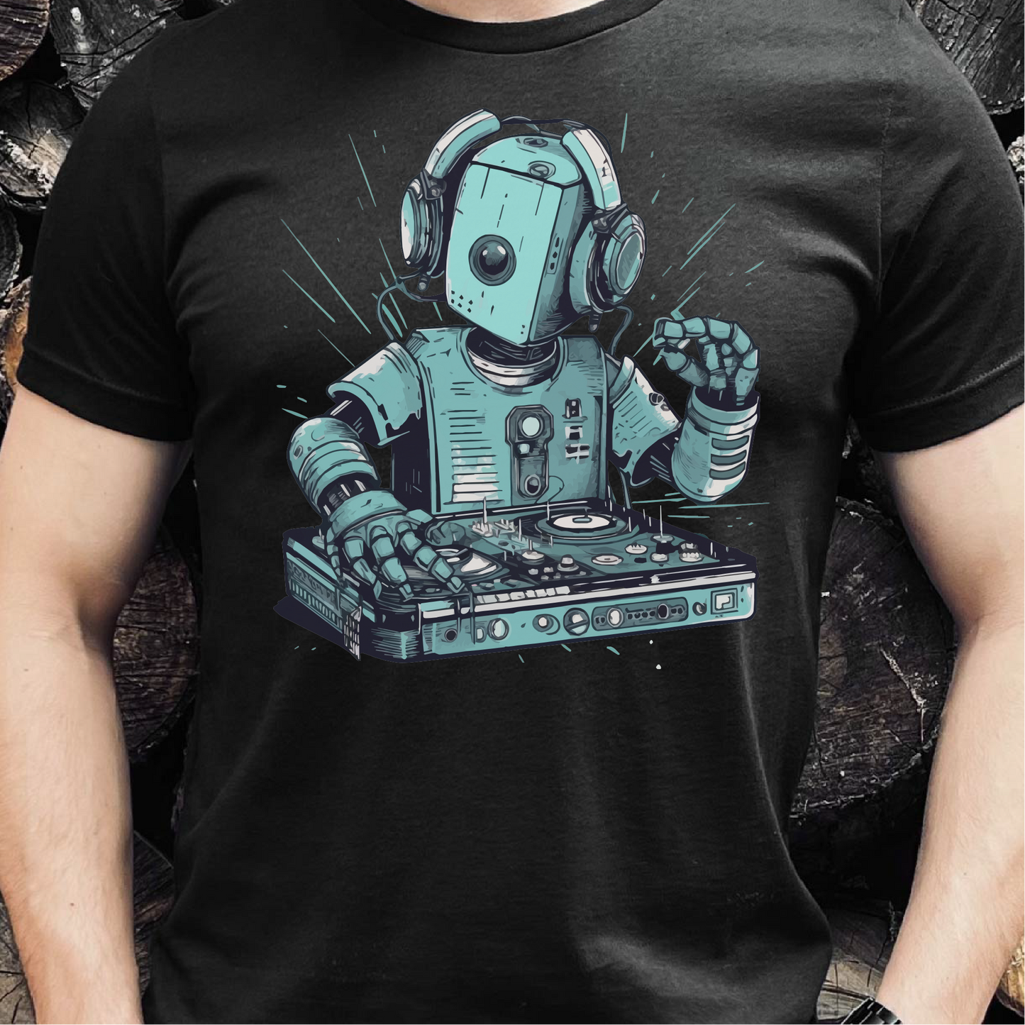 Robot DJ T-Shirt, Music Festival Shirt