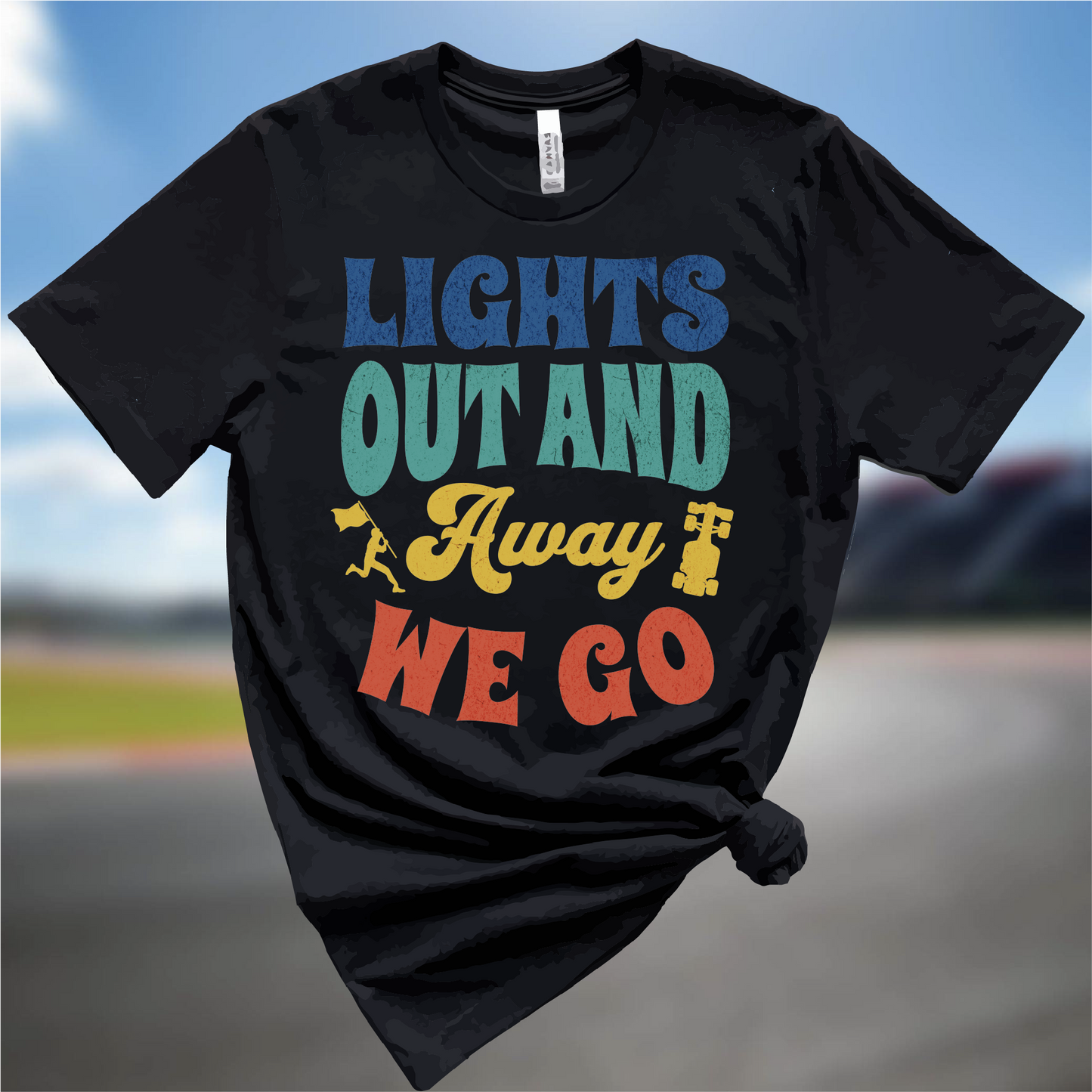 Lights Out And Away We Go T-Shirt, Formula 1 Shirt