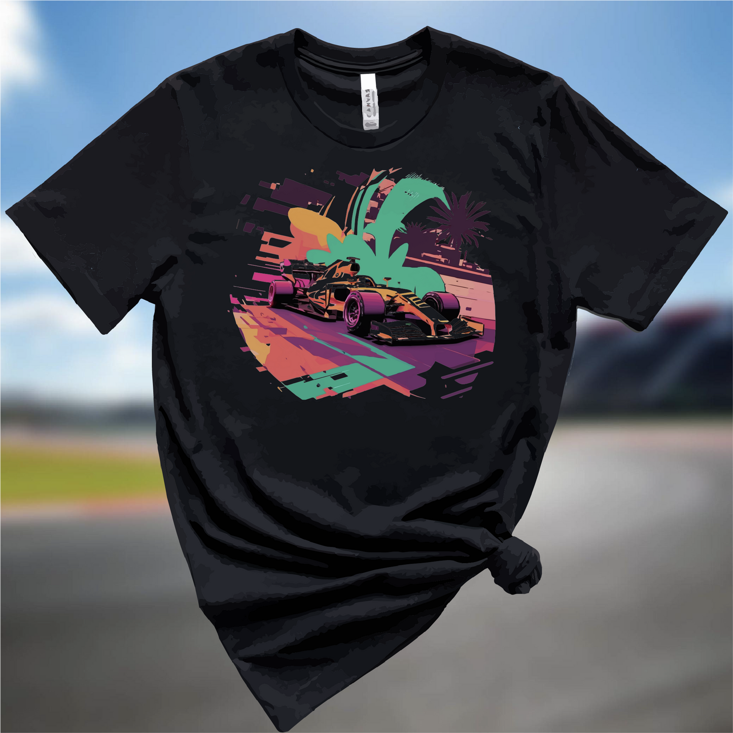 Formula 1 Shirt, Abstract Colorful F1 T-Shirt