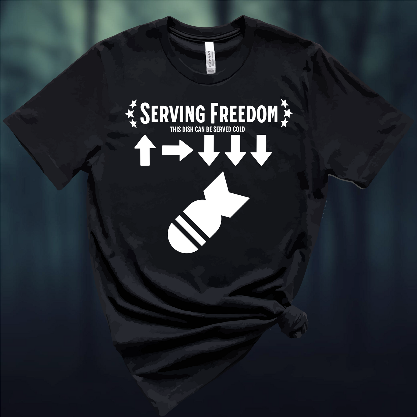 Serving Freedom T-Shirt, 500kg, Helldivers 2 Inspired Shirt