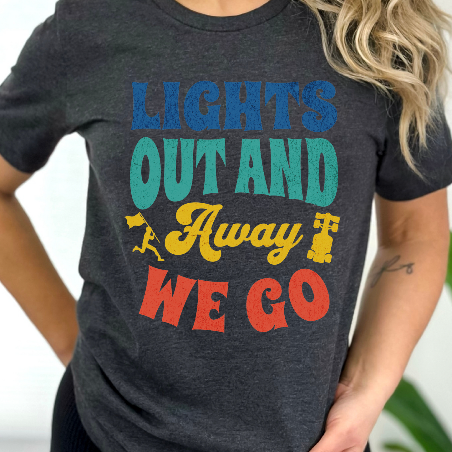 Lights Out And Away We Go T-Shirt, Formula 1 Shirt