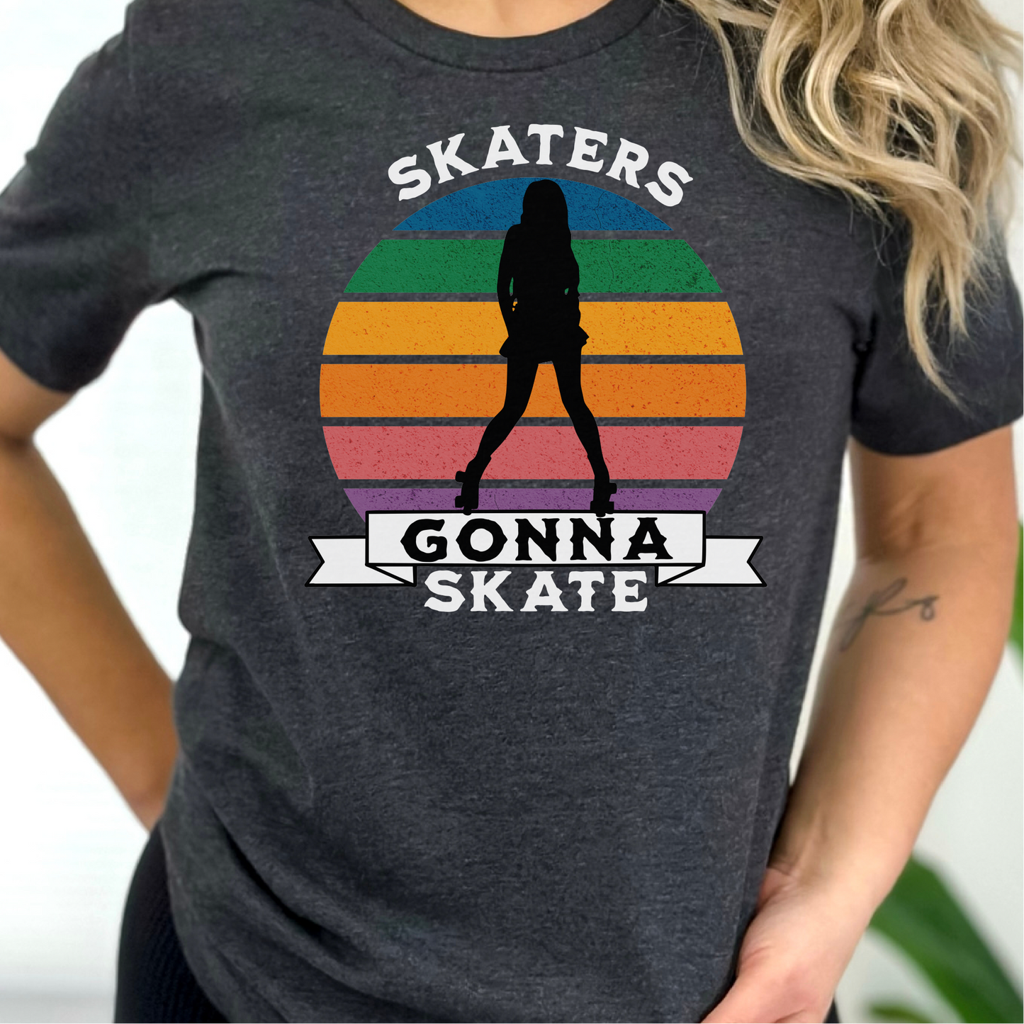 Skaters Gonna Skate T-Shirt, Roller Skate Shirt
