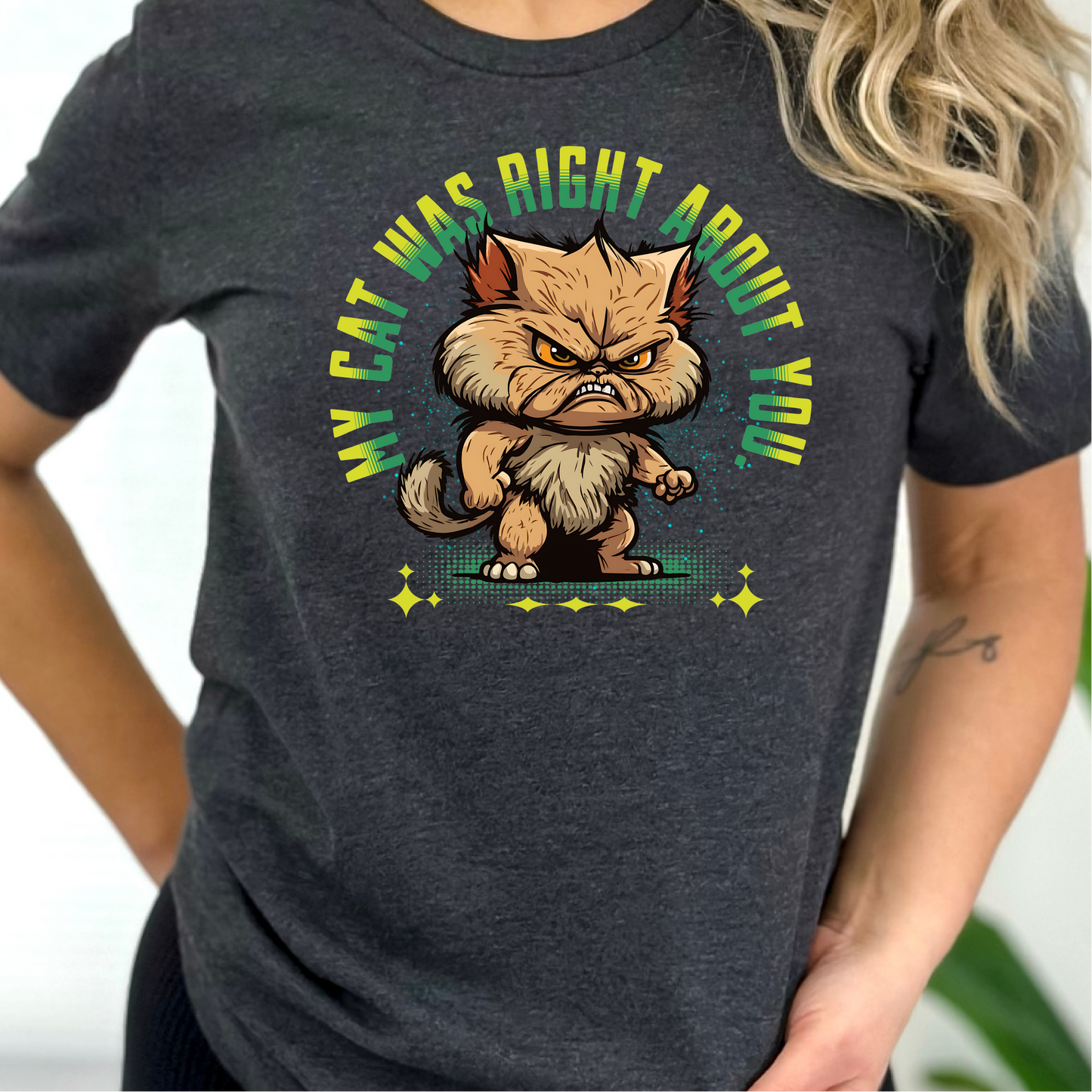 My Cat Was Right About You T-Shirt, Cat Lovers Shirt