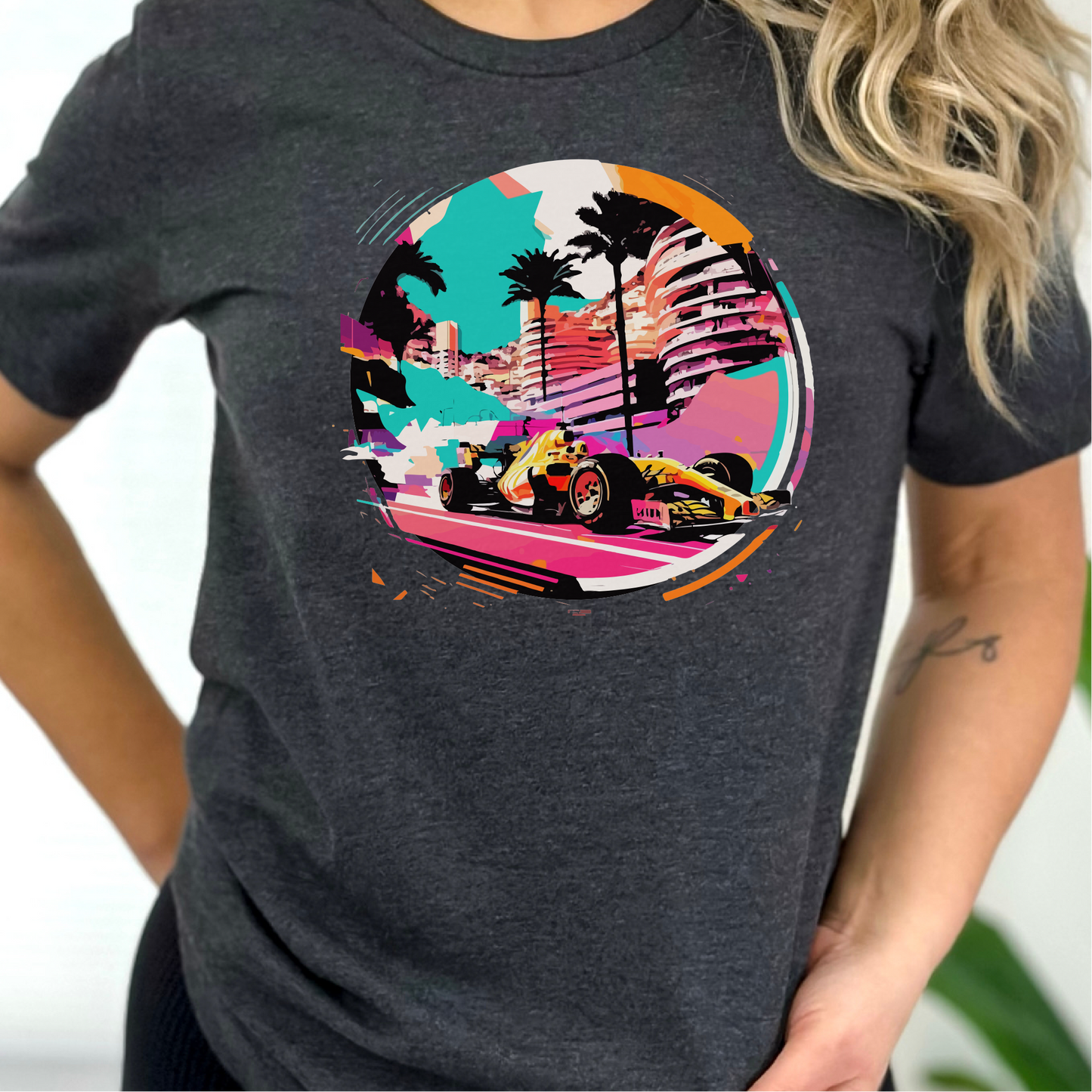 Formula 1 T-Shirt, Monaco Inspired F1 Shirt