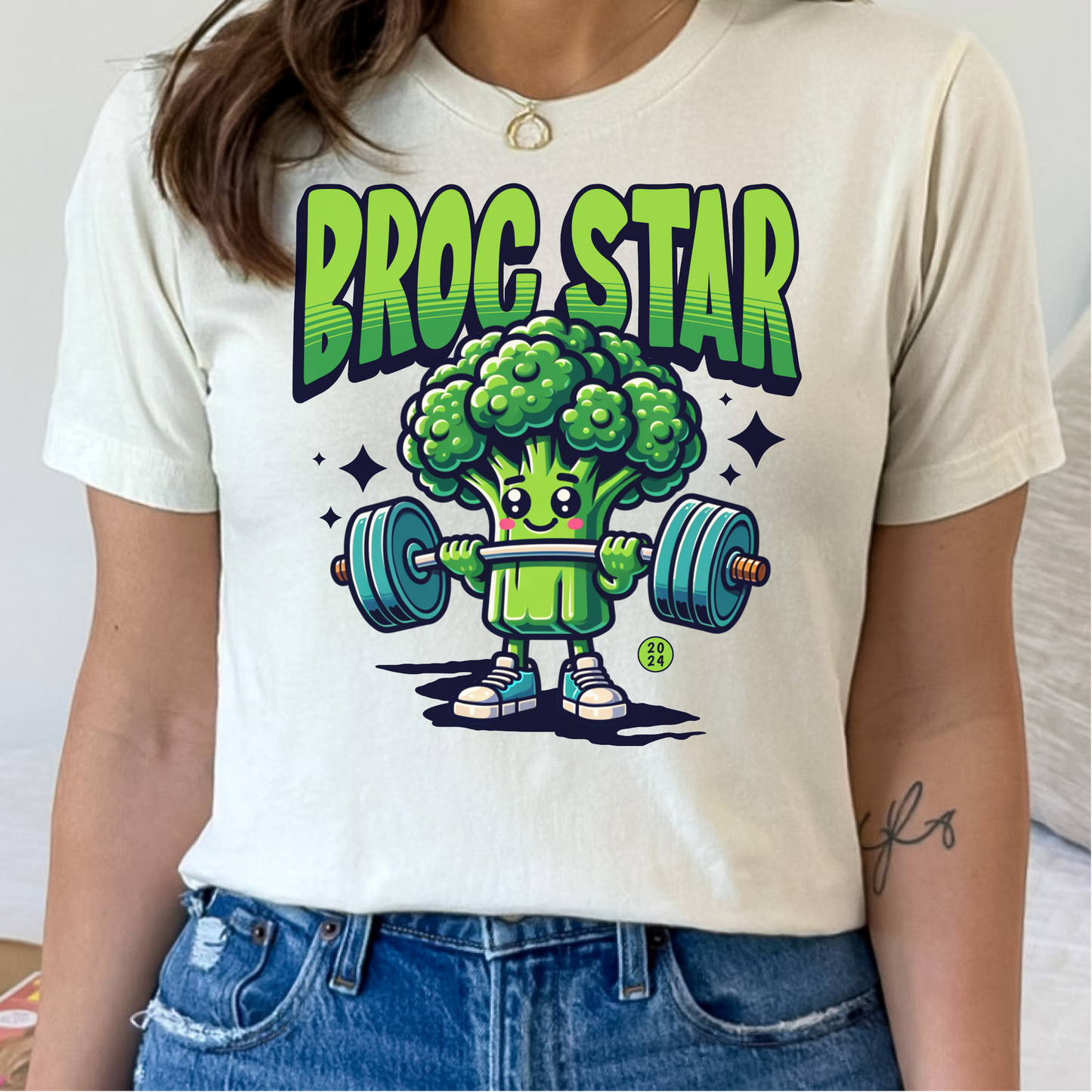 Broccoli Workout T-Shirt, Gym Shirt