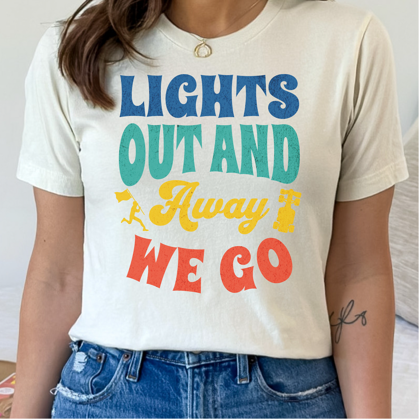 Lights Out And Away We Go T-Shirt, Formula 1 Shirt